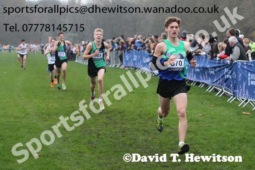 Men's under-17s European Cross Country Trials, Sefton Park, Liverpool. Photo: David T. Hewitson/Sports for All Pics